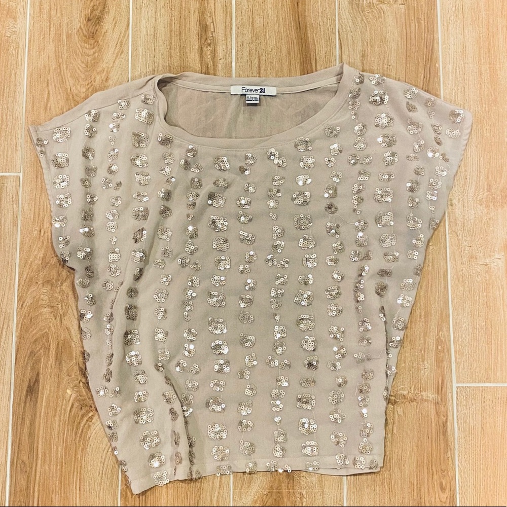 Sequin top